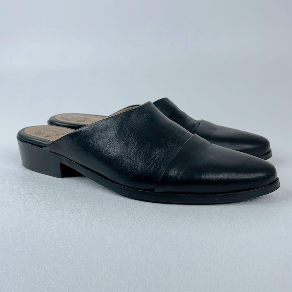 Sutro Neptune Premium Leather Mules Black size 7